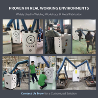 Extracteur de fumées de soudage directement de l'usine |   Extracteur de fumée portable avec forte aspiration