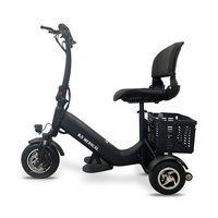 Scooter électrique pliable à 3 roues KSM-902, nouveau design, 16 kg, pour personnes âgées, scooter de mobilité pliable pour les personnes âgées