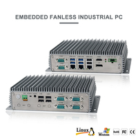 PC Industrial sin Ventilador OEM ODM, Intel J6412, 10 COM, 3 LAN, 4G, 5G, Computación en Borde Integrada
