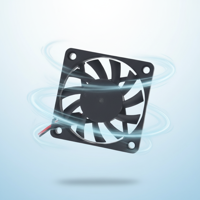 CE ROHS 6010mm 60mm 12V DC Axial Brushless Cooling Fan 0.23A High RPM for Chassis Ventilation Small Equipment Wall Mounted Fans