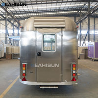 Remorque alimentaire mobile, camion-restaurant, équipement de cuisine, remorque à café pour entreprise, food truck européen, caravane à burgers