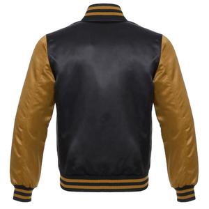 Blouson de baseball en satin personnalisé de haute qualité saison d'hiver grande taille avec broderie personnalisée meilleur prix-approvisionnement sain - Product Image 2