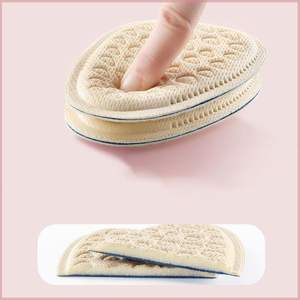 Coussinets de paume en éponge respirants de 6 mm d'épaisseur, 2 pièces, demi-semelles 3D massantes pour l'avant-<span class=keywords><strong>pied</strong></span>, pour femmes, talons hauts - Product Image 3