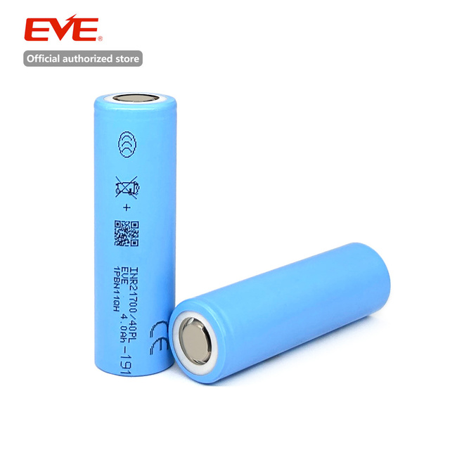 EVE 21700 40PL 3.6V 4000mAh 21700 Battery 70A Discharge Cylindrical Lithium Ion Battery 21700 Cell for Drones Battery