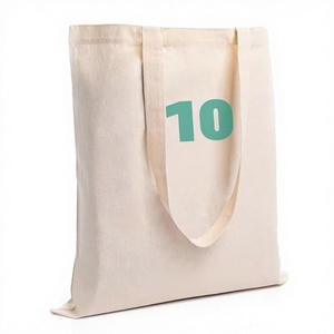 Bolsa de Compras de Lona de Algodón Personalizada con Logotipo, Ecológica, Promocional, Reutilizable, Orgánica, con Asas Largas, Tamaño Mediano - Product Image 3