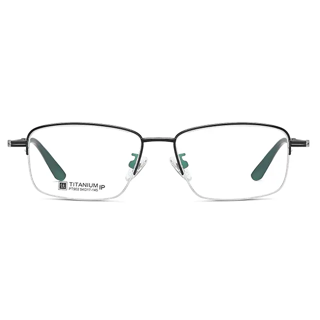 Saf titanyum plaka gözlük çerçevesi erkek ve kadın optik gözlük