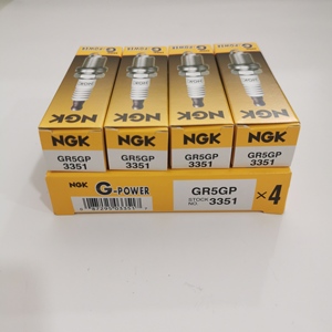 หัวเทียนแท้ NGK รุ่น 3351 GR5GP สำหรับรถยนต์ออดี้ 2.3 E ปี 1990-1994, แดวู 1.5 ปี <span class=keywords><strong>1997</strong></span>- ปัจจุบัน, เอ็มจี 1.8 ปี 1962-1981 - Product Image 1