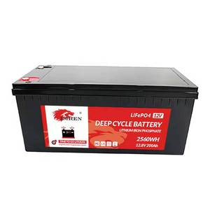 High Current 200a 100a 12v 100ah 200ah Battery Pack 12v Lithium Battery for Solar Power <b>System</b> 200ah Lithium 200ah Battery - Product Image 3