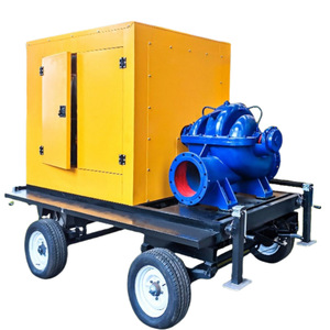 Pompe de drainage mobile haute performance pour eaux usées, capacité de pompage 1000 m³/h, moteur puissant 0,7-500 CV, grand débit - Product Image 1