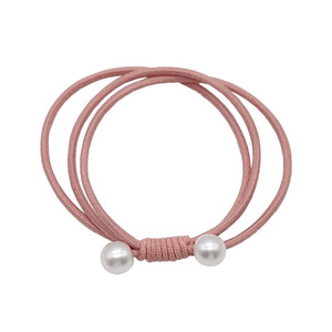 Coletero Elástico con Perlas para Mujer, Cuerda para el Cabello con Perlas, Accesorios Yiwu, Alta Elasticidad, Duradero - Product Image 5