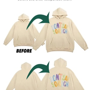 เสื้อฮู้ดซิปปักลายคุณภาพสูง ทรงโอเวอร์ไซส์ หนานุ่ม สปอร์ต สีพื้น มีกระเป๋า สำหรับผู้ชาย แบบสั่งทำพิเศษ สำหรับฤดูใบไม้ร่วง - Product Image 6