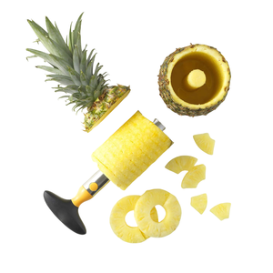 Hot <b>Sale</b> Stainless Steel Fruit Peeler with Sharp Blade Kitchen Tools Pineapple Corer Remover Slicer Pineapple Cutter - Product Image 3