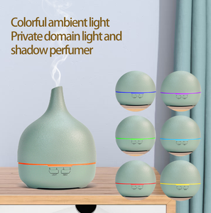 Produk baru 400ml kapasitas besar keramik pedesaan parfum rumah minyak esensial <span class=keywords><strong>Humidifier</strong></span> USB ultrasonik penyebar Aroma - Product Image 5