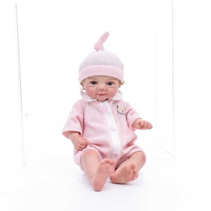 Poupées en silicone solide de 30 cm, NOUVELLES, mignonnes, 100% corps entier, avec cheveux, Reborn fille et garçon, toucher doux, bébés Reborn en silicone. - Product Image 4