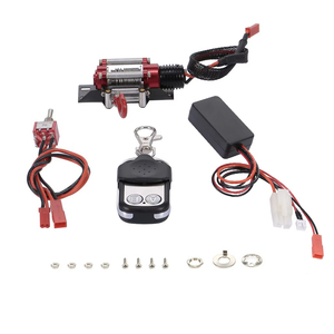 Ensemble treuil automatique RCXAZ et télécommande sans fil pour <span class=keywords><strong>voiture</strong></span> RC <span class=keywords><strong>1</strong></span>/<span class=keywords><strong>10</strong></span> Traxxas HSI <span class=keywords><strong>TAMIYA</strong></span> CC01 Axial SCX10 RC4WD D90 - Product Image 1