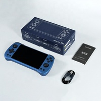 Console de jeu portable rétro Powkiddy X55 avec joystick 3D, écran IPS de 5,5 pouces, RK3566 intégré, plus de 30 simulateurs, 64 Go, WiFi, BT