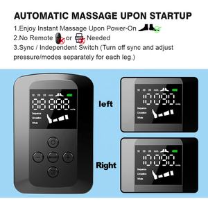 Bottes de compression pneumatique sans fil 510K à prix d'usine, 8 chambres, appareil de massage des jambes, bottes de récupération des jambes - Product Image 3