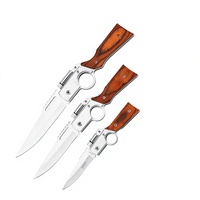 Vente en gros d'équipements de premiers secours en plein air et de matériel de survie, outil multifonctionnel de sauvetage d'urgence, mini couteau pliant de poche avec lumière LED