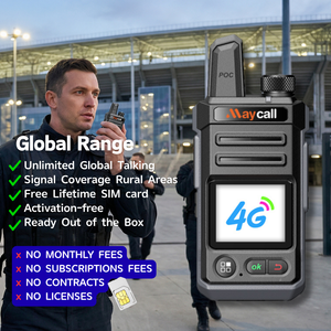 Radio POC 4G LTE Maycall Tetocom con Schermo Touch, Lunga Portata 5000km, Android, Funzione Zello, Walkie Talkie con Scheda SIM T8 Woki <span class=keywords><strong>Toki</strong></span> - Product Image 2