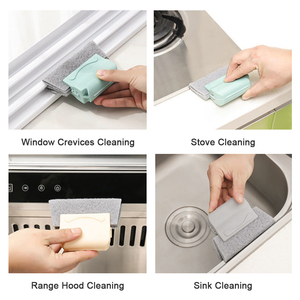 Limpiador Multifuncional para Ranuras de Ventanas, Cabezal de Fregado Desmontable, Herramienta de Limpieza Fácil para el Hogar, Fregadero de Cocina y Grietas - Product Image 4