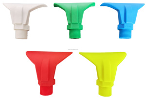 PU poli üretan plastik püskürtme memesi 3/4 "BSP Cobra kafa titreşimli ekran için sarı yeşil kırmızı mavi beyaz - Product Image 3