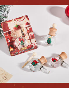 <span class=keywords><strong>Parfum</strong></span> de <span class=keywords><strong>voiture</strong></span> de Noël 10ml, senteur florale longue durée, style moderne, modèle Père Noël, pour grille d'aération de climatisation - Product Image 5