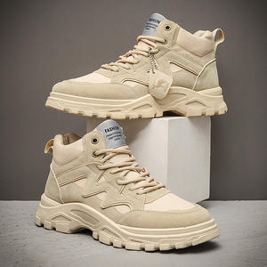 Zapatos de Senderismo Clásicos de Gamuza con Cordones para Hombre, Duraderos, Antideslizantes, Resistentes al Agua, para Invierno - Product Image 2