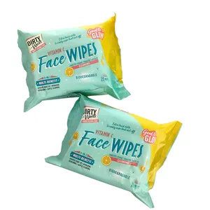 Customized Manufacturer Face Wipes Feminine Wipes Organic Private Label Facial Makeup Remover Wet Wipes Natural Skin Care Cotton