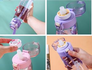 Logo personalizzato 650ml Tritan bottiglia di acqua con baccelli funzioni termiche gratuite per adulti da viaggio con coperchio e impugnatura - Product Image 2