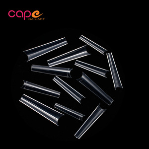 Coffret de 500/600 <span class=keywords><strong>faux</strong></span> ongles en ABS courbe C, accessoires pour Nail art, couverture partielle automatique, sans colle, en poly, 12 tailles - Product Image 5