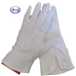 Guantes de algodón recubiertos de color blanco con puntos de agarre Guantes de seguridad de uso general Soldadura de construcción Trabajo de jardín Función protectora - Product Image 4