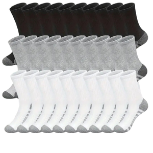 <b>Men's</b> knitted <b>Socks</b> Solid Color Breathable Knitted Daily Wear High Quality Breathable <b>Men's</b> <b>Socks</b> Custom Logo - Product Image 1