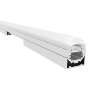 Kit complet de profilés LED en aluminium CMB Plus avec différentes lentilles d'angle de faisceau, embouts et clips pour projets d'éclairage personnalisés