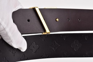 Cintura Personalizzabile <span class=keywords><strong>in</strong></span> Vera <span class=keywords><strong>Pelle</strong></span> di Vacchetta per Uomo e <span class=keywords><strong>Donna</strong></span>, Casual e Formale, Stile Vintage Western - Product Image 2