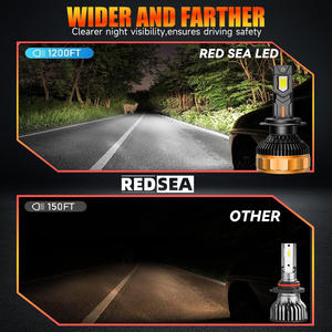 Redsea Auto 300W 40000LM Luz <span class=keywords><strong>LED</strong></span> H4 Para Luces <span class=keywords><strong>LED</strong></span> H7 H11 Bombillos <span class=keywords><strong>LED</strong></span> Scheinwerfer lampe 9005 9006 H11 Focos <span class=keywords><strong>LED</strong></span> H4 <span class=keywords><strong>LED</strong></span> Auto Licht - Product Image 4