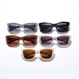 Gafas de sol Dir Cat Eye para mujer, montura negra, lentes de PC, protección Uv400, tipo 3, gafas de sol con montura grande, estilo moderno - Product Image 5