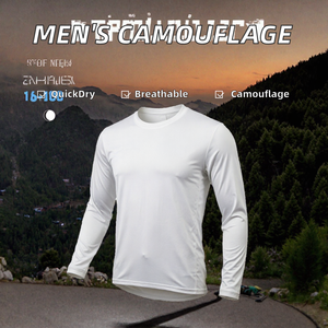 Maillot de cyclisme camouflage pour hommes, personnalisé en usine, en polyester, à séchage rapide, respirant, léger, avec transfert thermique - Product Image 2