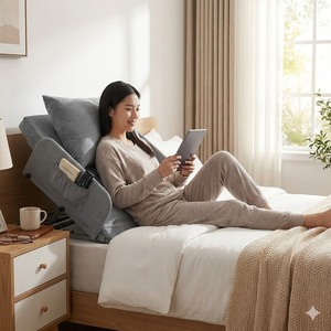 Electric <b>Bed</b> Starter Adjustable <b>Backrest</b> <b>For</b> Seniors Home Use - Product Image 1