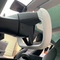 Volant en cuir Nappa blanc/noir avec chauffage pour Tesla Model X/ Model S 2016-2020, modification Plug and Play pour véhicules électriques