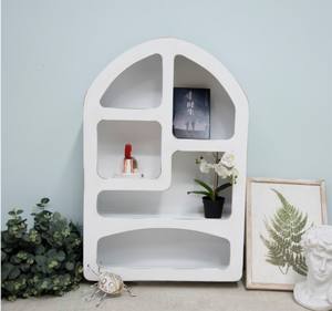 Armoire de rangement de salon en bois de style ferme européenne moderne avec 5 étagères - Durable et respectueux de l'environnement - Product Image 1