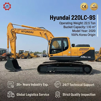 Excavadoras Hyundai 220LC-9S de Segunda Mano con Calidad Superior, Excavadora Hyundai 220LC-9S Usada en Venta a Bajo Precio