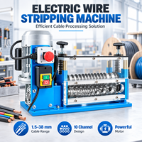 Machine à dénuder les fils électriques multi-canaux en promotion pour le recyclage des câbles en cuivre usagés