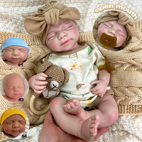 Gerçekçi Yeniden Doğmuş Bebek Bebekleri Yumuşak Silikon Gövdeli Erkek Kız Bebekler 3D Boyalı Cilt Bebe Canlı Yenidoğan Bebek Oyuncakları