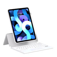 Étui intelligent Beelan pour iPad Pro 11 et 10,9 pouces, nouveau clavier magique pour iPad, clavier avec pavé tactile rétroéclairé sans fil pour iPad