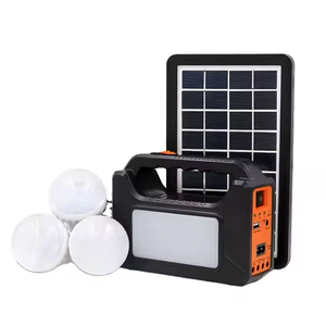 Lampes de secours portatives de générateur de centrale solaire de <span class=keywords><strong>Shingel</strong></span> mini avec le système d'éclairage solaire de 3 ampoules - Product Image 1