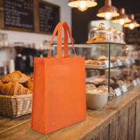 Sac fourre-tout de luxe en non-tissé rouge bordeaux, personnalisé avec logo, style boîte 3D, pour emballage alimentaire gastronomique, sac de luxe