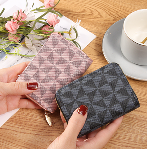 Luxury Catalog Designer <strong>Wallet</strong> Vintage Brown Checker <strong>Wallets</strong> <strong>Travel</strong> Coin Purse Short Card Holder <strong>Women</strong> Clutch Bag - Product Image 3