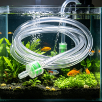 Filtre à eau en ligne pour aquarium de 6 mm, mini filtre en plastique transparent pour tuyau de réservoir de poissons, pour pompe à air, purification de l'eau