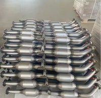 Vente en gros Nouveau catalyseur céramique à haut débit Euro1-5 en acier inoxydable pour tuyau d'échappement Hilux Marque YueYang Garantie 1 an 2.5D-4D