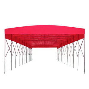 Auvent pliant mobile d'extérieur sur mesure pour usine, type push-pull, avec protection solaire - Product Image 2